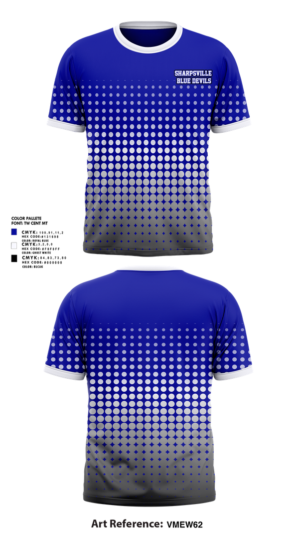 Short Sleeve Performance Shirt, Sharpsville Blue Devils, , Teamtime, Team time, sublimation, custom sports apparel, team uniforms, spirit wear, spiritwear, sports uniforms, custom shirts, team store, custom team store, fundraiser sports, apparel fundraiser