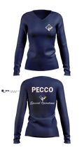 PECCO 69010364 Women's Long Sleeve V-neck Shirt - 3
