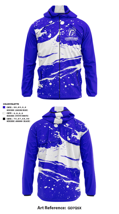 Cumberland Junior Clippers 58710776 Windbreaker - 1