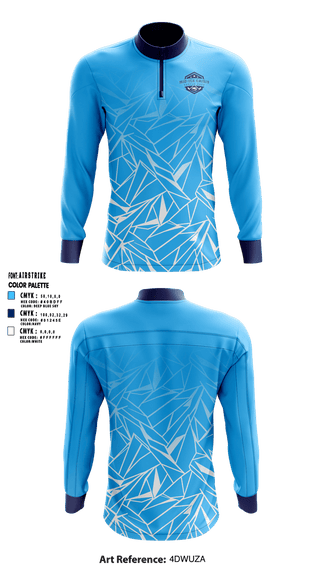 Quarter Zip Jacket, Mid-Ice Crisis, Ice Hockey, Teamtime, Team time, sublimation, custom sports apparel, team uniforms, spirit wear, spiritwear, sports uniforms, custom shirts, team store, custom team store, fundraiser sports, apparel fundraiser