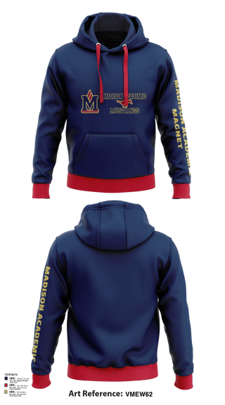 Hoodie, Madison Academic Magnet School Volleyball, Women's Volleyball, Teamtime, Team time, sublimation, custom sports apparel, team uniforms, spirit wear, spiritwear, sports uniforms, custom shirts, team store, custom team store, fundraiser sports, apparel fundraiser