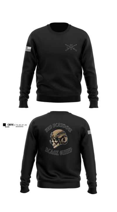 3rd PLT black sheep 13771381 Crew Neck Sweatshirt - 1