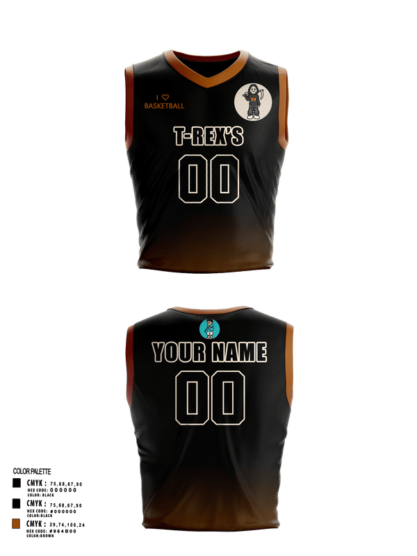 Mens Basketball Jersey, T-Rex’s, Men's Basketball, Teamtime, Team time, sublimation, custom sports apparel, team uniforms, spirit wear, spiritwear, sports uniforms, custom shirts, team store, custom team store, fundraiser sports, apparel fundraiser