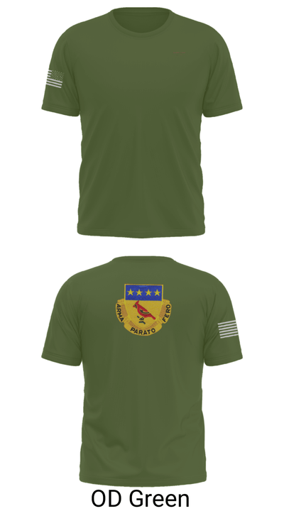 Alpha BTRY 2/138th FA 84014015 Short Sleeve Performance Shirt - 53