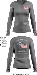 465 EVCC 45637531 Women's Long Sleeve V-neck Shirt - 6