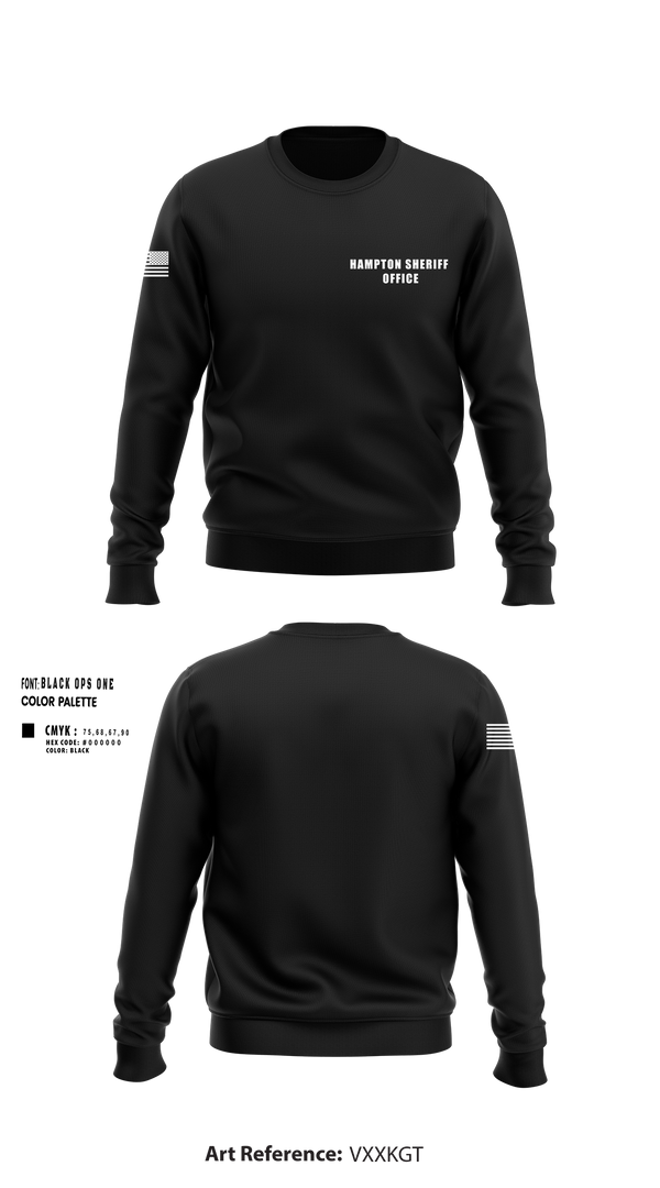 Crew Neck Sweatshirt, Hampton sheriff office, , Teamtime, Team time, sublimation, custom sports apparel, team uniforms, spirit wear, spiritwear, sports uniforms, custom shirts, team store, custom team store, fundraiser sports, apparel fundraiser