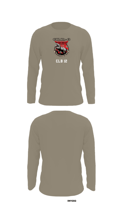 CLB 12 6808252 Long Sleeve Performance Shirt - 72