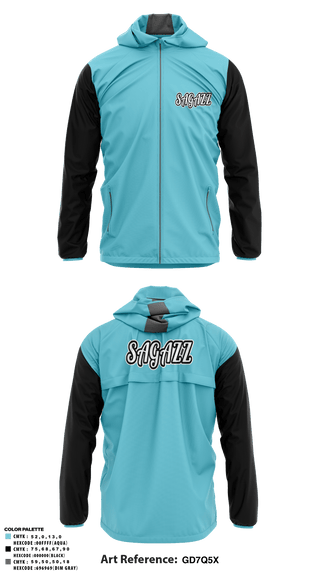 Windbreaker, SAGAZZ, Baseball, Teamtime, Team time, sublimation, custom sports apparel, team uniforms, spirit wear, spiritwear, sports uniforms, custom shirts, team store, custom team store, fundraiser sports, apparel fundraiser