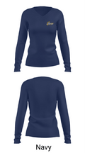 East Grand Rapids High School Water Polo 80527582 Women's Long Sleeve V-neck Shirt - 35