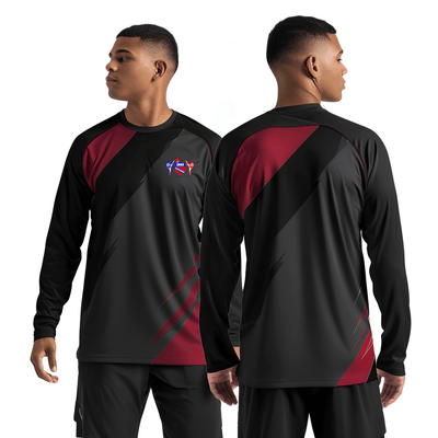 U.S Taekwondo Academy 66464649 Long Sleeve Performance Shirt - 3