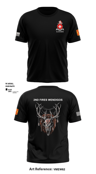 Bravo 1st BN 14th FAR 722916 Short Sleeve Performance Shirt - 2