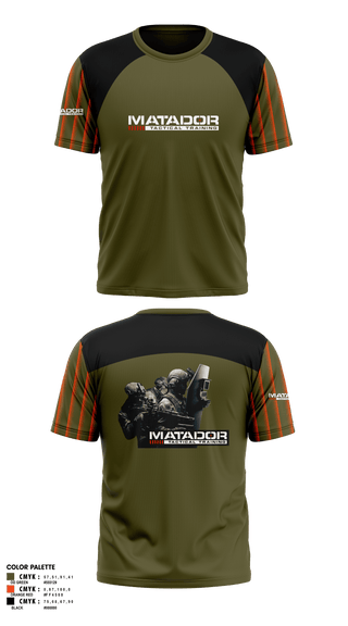 Short Sleeve Performance Shirt, Matador Tactical, , Teamtime, Team time, sublimation, custom sports apparel, team uniforms, spirit wear, spiritwear, sports uniforms, custom shirts, team store, custom team store, fundraiser sports, apparel fundraiser