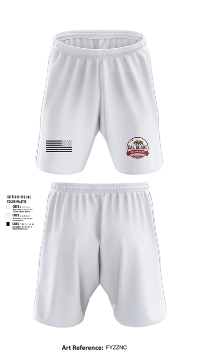 California State Guard San Jose 79819160 Athletic Shorts With Pockets - 2