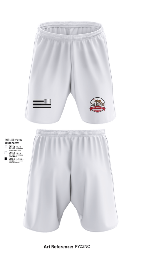 Athletic Shorts With Pockets, California State Guard San Jose, National Guard, Teamtime, Team time, sublimation, custom sports apparel, team uniforms, spirit wear, spiritwear, sports uniforms, custom shirts, team store, custom team store, fundraiser sports, apparel fundraiser