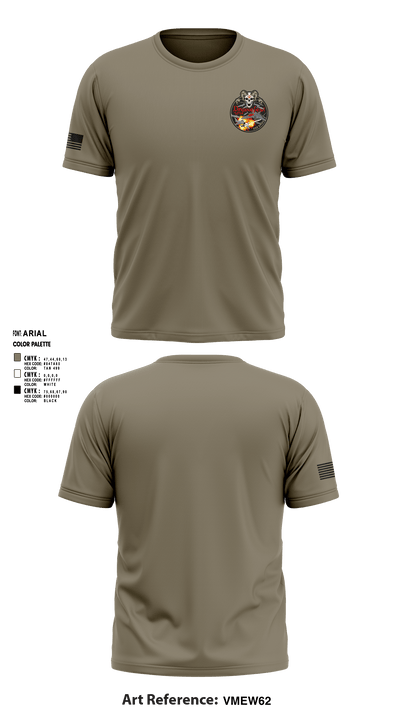 332nd EMXS 72037351 Short Sleeve Performance Shirt - 2
