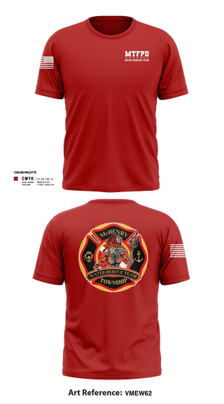 Short Sleeve Performance Shirt, MTFPD Water Rescue Teams, Fire Department, Teamtime, Team time, sublimation, custom sports apparel, team uniforms, spirit wear, spiritwear, sports uniforms, custom shirts, team store, custom team store, fundraiser sports, apparel fundraiser