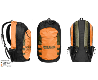 Gear Bag, W.T.S elite, Men's Basketball, Teamtime, Team time, sublimation, custom sports apparel, team uniforms, spirit wear, spiritwear, sports uniforms, custom shirts, team store, custom team store, fundraiser sports, apparel fundraiser