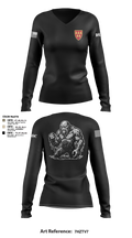 DLOC 77728615 Women's Long Sleeve V-neck Shirt - 6