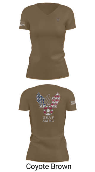 Women's Short Sleeve Vneck Shirt, 7th Munitions Sq, Air Force, Teamtime, Team time, sublimation, custom sports apparel, team uniforms, spirit wear, spiritwear, sports uniforms, custom shirts, team store, custom team store, fundraiser sports, apparel fundraiser
