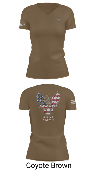 7th Munitions Sq 29669967 Women's Short Sleeve V-neck Shirt - 8
