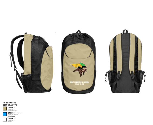 Gear Bag, Northland High School Volleyball, Women's Volleyball, Teamtime, Team time, sublimation, custom sports apparel, team uniforms, spirit wear, spiritwear, sports uniforms, custom shirts, team store, custom team store, fundraiser sports, apparel fundraiser