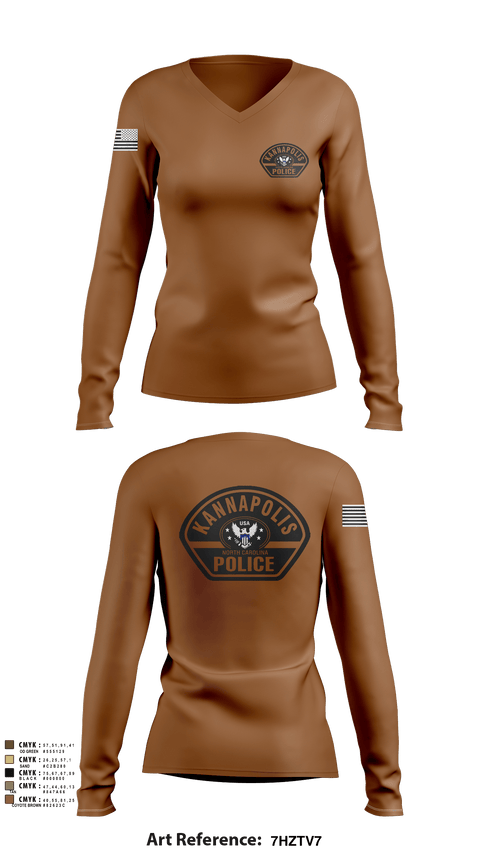 Women's Long Sleeve Vneck Shirt, SRT, Police, Teamtime, Team time, sublimation, custom sports apparel, team uniforms, spirit wear, spiritwear, sports uniforms, custom shirts, team store, custom team store, fundraiser sports, apparel fundraiser