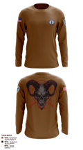 Delta Company 3-144th Infantry 77323460 Long Sleeve Performance Polo - 1