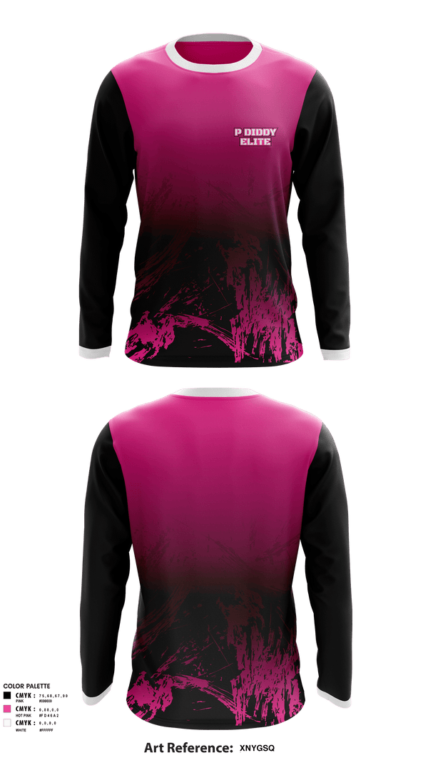 Long Sleeve Performance Shirt, P Diddy Elite, Men's Basketball, Teamtime, Team time, sublimation, custom sports apparel, team uniforms, spirit wear, spiritwear, sports uniforms, custom shirts, team store, custom team store, fundraiser sports, apparel fundraiser