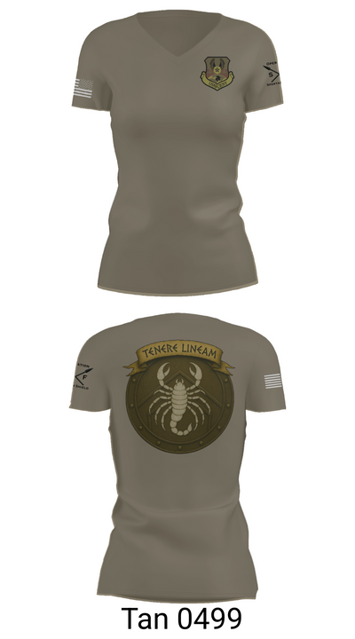 380 ESFS 95267878 Women's Short Sleeve V-neck Shirt - 68