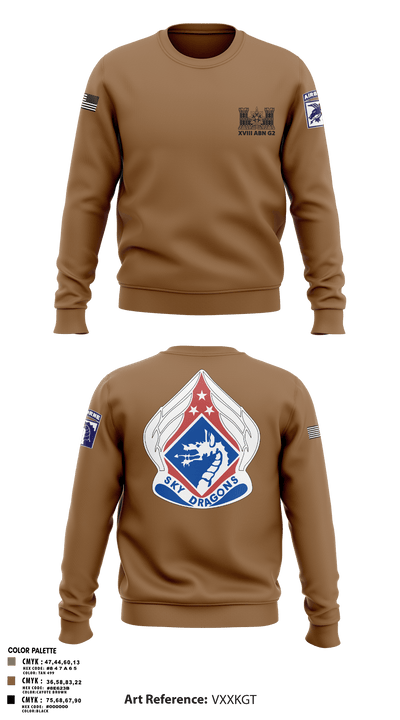 XVIII ABN G2 65000076 Crew Neck Sweatshirt - 5