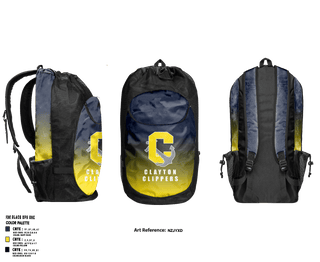 Gear Bag, Clayton clippers, Track & Field, Teamtime, Team time, sublimation, custom sports apparel, team uniforms, spirit wear, spiritwear, sports uniforms, custom shirts, team store, custom team store, fundraiser sports, apparel fundraiser