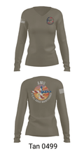 910th AMU 89979521 Women's Long Sleeve V-neck Shirt - 77