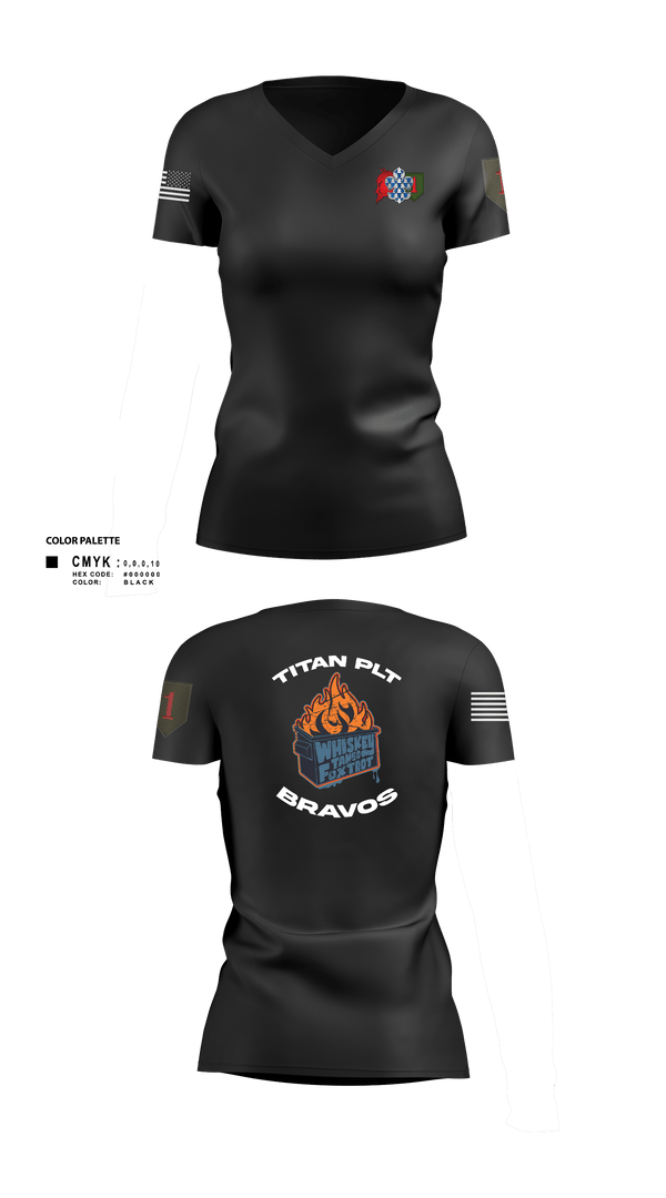 Women's Short Sleeve Vneck Shirt, 3rd plt kingsmen, Army, Teamtime, Team time, sublimation, custom sports apparel, team uniforms, spirit wear, spiritwear, sports uniforms, custom shirts, team store, custom team store, fundraiser sports, apparel fundraiser