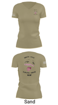 380th HVAC 14161864 Women's Short Sleeve V-neck Shirt - 88