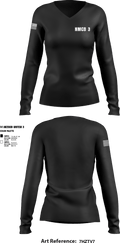 NMCB 3 14369372 Women's Long Sleeve V-neck Shirt - 1