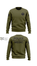 Muscogee Nation Police Tactical Medical team 86910263 Crew Neck Sweatshirt - 101