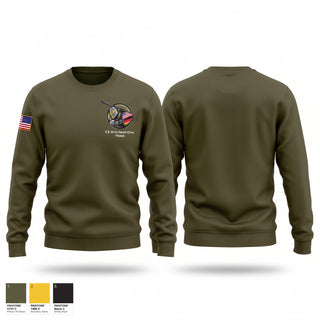 Crew Neck Sweatshirt, U.S. Army Health Clinic Vilseck, Army, Teamtime, Team time, sublimation, custom sports apparel, team uniforms, spirit wear, spiritwear, sports uniforms, custom shirts, team store, custom team store, fundraiser sports, apparel fundraiser