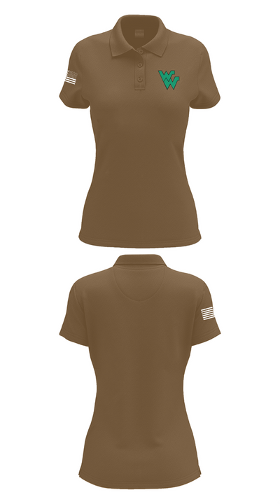 Weeki Wachee Hornets 88701792 Women's Short Sleeve Performance Polo  - 5