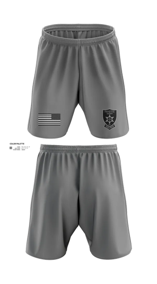 Athletic Shorts With Pockets, Fayette County Sheriff WV, Police, Teamtime, Team time, sublimation, custom sports apparel, team uniforms, spirit wear, spiritwear, sports uniforms, custom shirts, team store, custom team store, fundraiser sports, apparel fundraiser