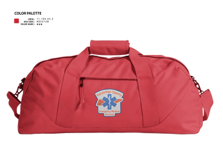 Duffle Bag, Hardeman County Ambulance Service, EMS/EMT, Teamtime, Team time, sublimation, custom sports apparel, team uniforms, spirit wear, spiritwear, sports uniforms, custom shirts, team store, custom team store, fundraiser sports, apparel fundraiser