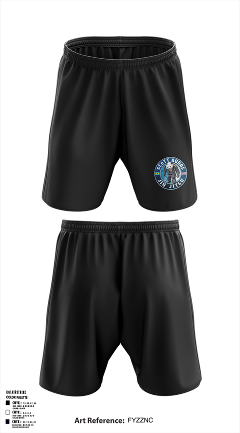 Athletic Shorts With Pockets, Scott Audas Jiu Jitsu, , Teamtime, Team time, sublimation, custom sports apparel, team uniforms, spirit wear, spiritwear, sports uniforms, custom shirts, team store, custom team store, fundraiser sports, apparel fundraiser
