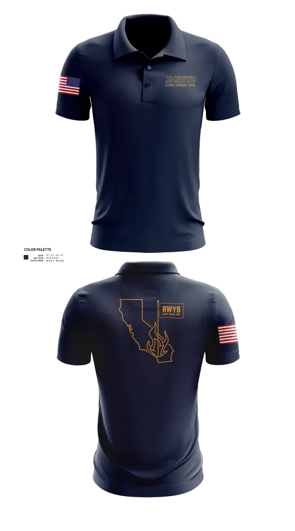 Short Sleeve Performance Polo, RWYB GC, Golf, Teamtime, Team time, sublimation, custom sports apparel, team uniforms, spirit wear, spiritwear, sports uniforms, custom shirts, team store, custom team store, fundraiser sports, apparel fundraiser