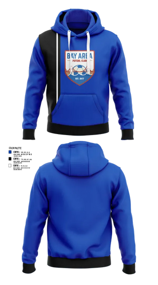 Hoodie, Bay Area Futsal Club, Men's Soccer, Teamtime, Team time, sublimation, custom sports apparel, team uniforms, spirit wear, spiritwear, sports uniforms, custom shirts, team store, custom team store, fundraiser sports, apparel fundraiser