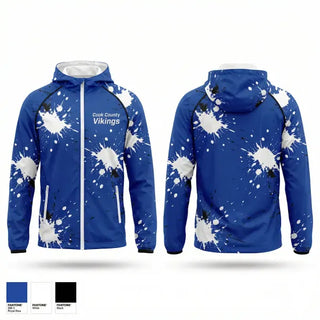 Windbreaker, Cook County Vikings, Softball, Teamtime, Team time, sublimation, custom sports apparel, team uniforms, spirit wear, spiritwear, sports uniforms, custom shirts, team store, custom team store, fundraiser sports, apparel fundraiser