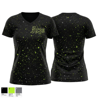Womens Short Sleeve Vneck Shirt, Cosmo Aces, Baseball, Teamtime, Team time, sublimation, custom sports apparel, team uniforms, spirit wear, spiritwear, sports uniforms, custom shirts, team store, custom team store, fundraiser sports, apparel fundraiser