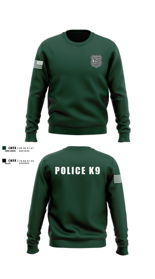 Crew Neck Sweatshirt, Gouldsboro Police, Police, Teamtime, Team time, sublimation, custom sports apparel, team uniforms, spirit wear, spiritwear, sports uniforms, custom shirts, team store, custom team store, fundraiser sports, apparel fundraiser