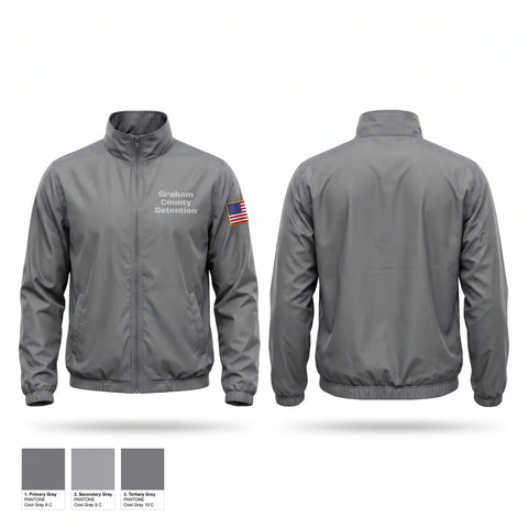 Windbreaker, Graham County Detention, Police, Teamtime, Team time, sublimation, custom sports apparel, team uniforms, spirit wear, spiritwear, sports uniforms, custom shirts, team store, custom team store, fundraiser sports, apparel fundraiser