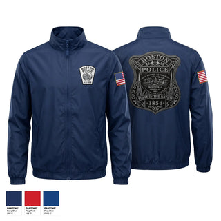 Windbreaker, Boston Police, Police, Teamtime, Team time, sublimation, custom sports apparel, team uniforms, spirit wear, spiritwear, sports uniforms, custom shirts, team store, custom team store, fundraiser sports, apparel fundraiser