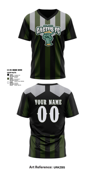 Mens Soccer Jersey, Cactus Fc, Men's Soccer, Teamtime, Team time, sublimation, custom sports apparel, team uniforms, spirit wear, spiritwear, sports uniforms, custom shirts, team store, custom team store, fundraiser sports, apparel fundraiser