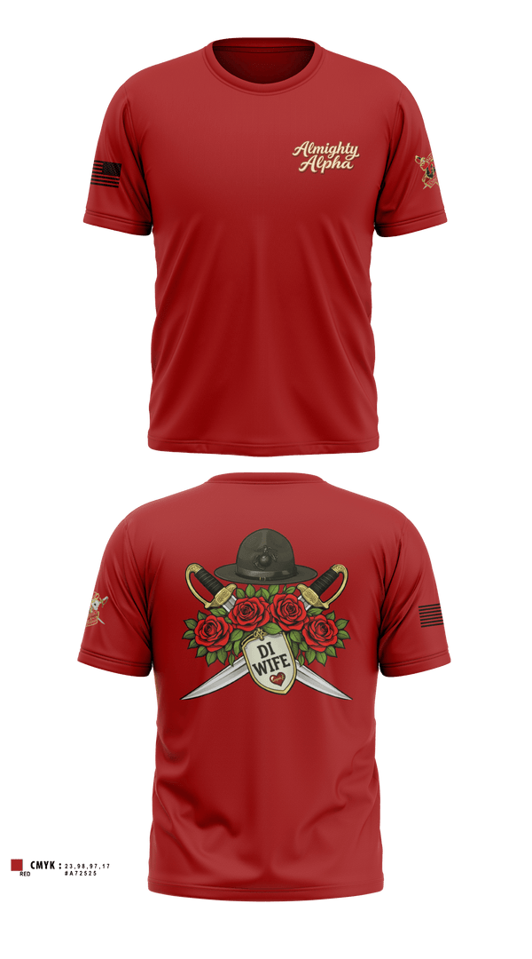 Old School Cotton Feel Shirt, Alpha company, Marines, Teamtime, Team time, sublimation, custom sports apparel, team uniforms, spirit wear, spiritwear, sports uniforms, custom shirts, team store, custom team store, fundraiser sports, apparel fundraiser